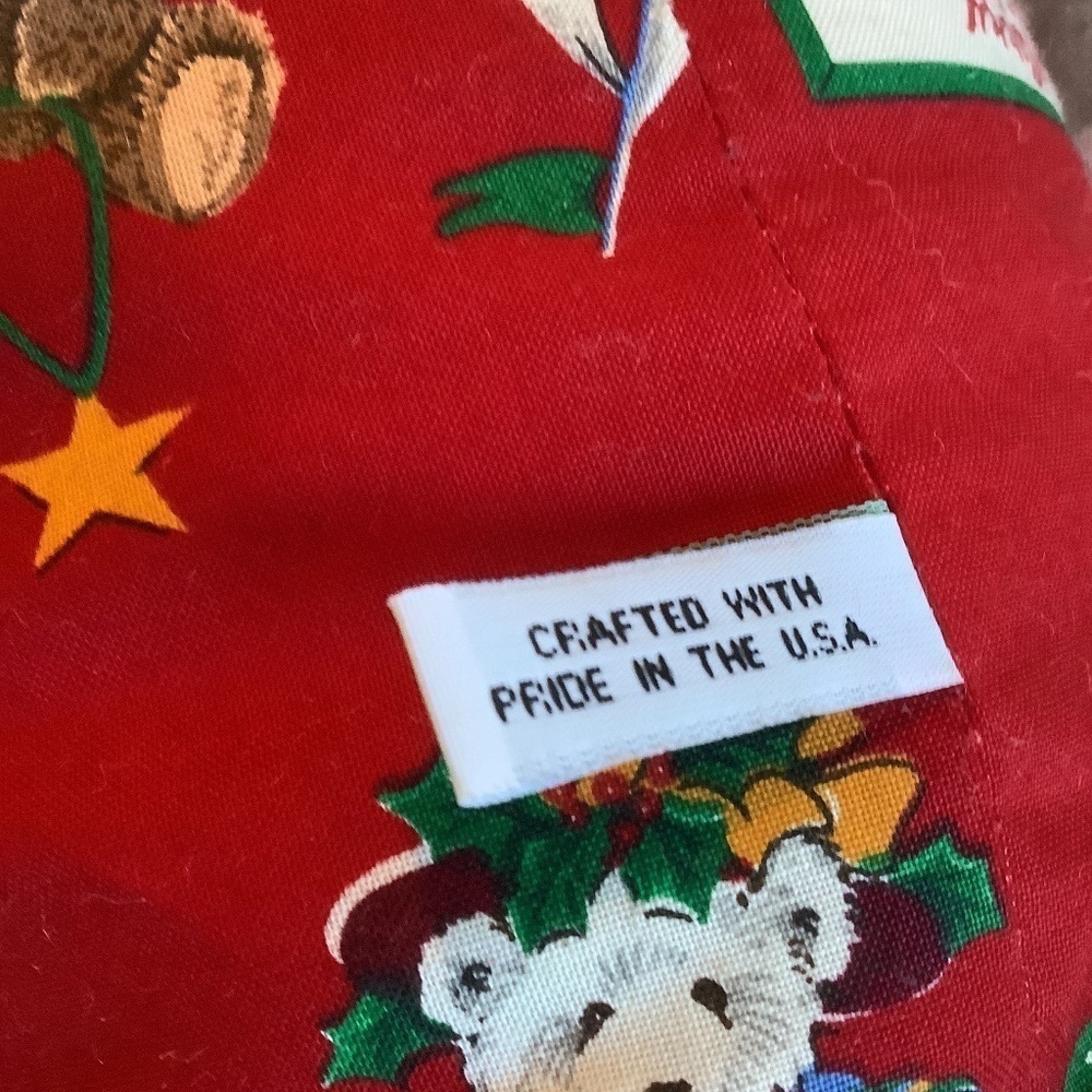 Riverdale Vintage Christmas Holiday Throw Pillow‎ Made in USA - Picture 5 of 9